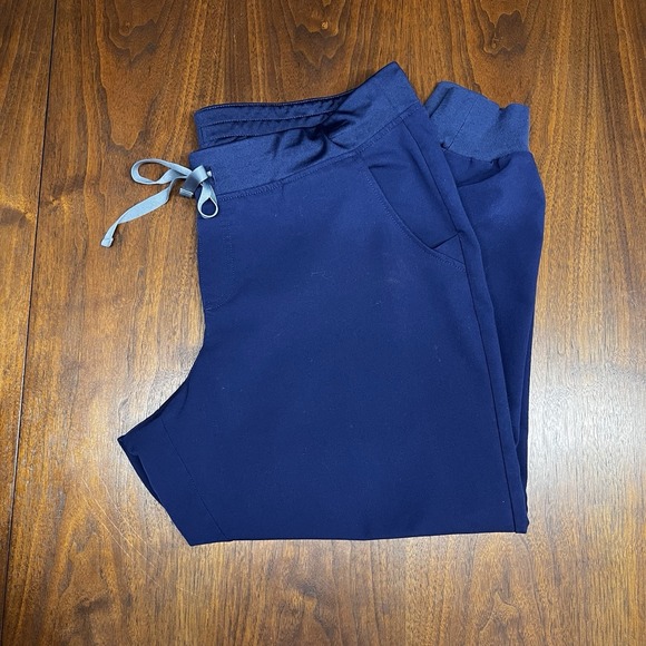 FIGS Zamora Women's Navy Size XL/P Scrub Pants #W18SW2005P - Picture 3 of 4